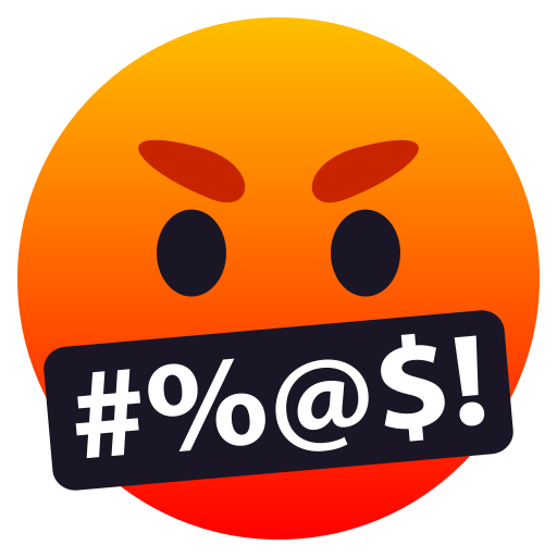 Face with Symbols on Mouth, the design in this release