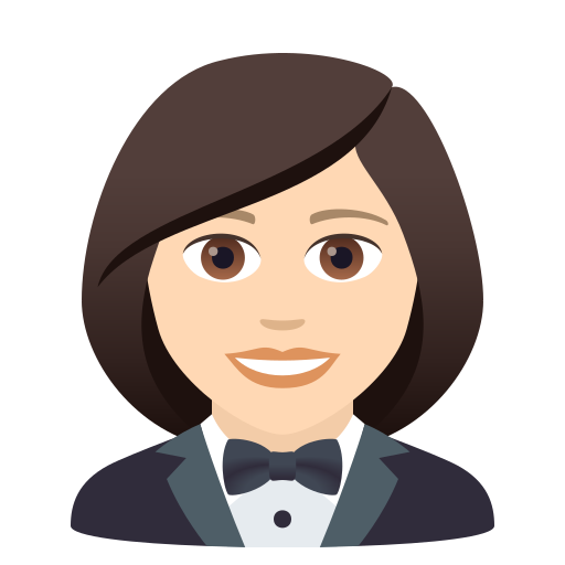 Woman in Tuxedo: Light Skin Tone, the design in this release
