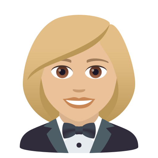 Woman in Tuxedo: Medium-Light Skin Tone, the design in this release