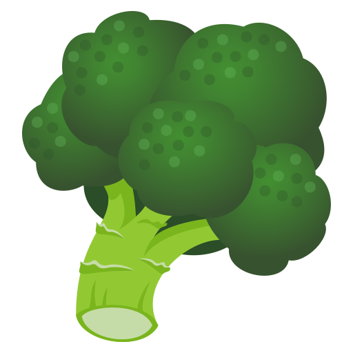 Broccoli as drawn by JoyPixels in 6.0