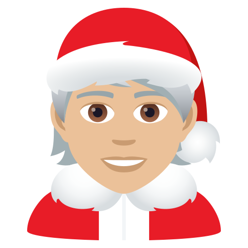 Mx Claus: Medium-Light Skin Tone, the design in this release