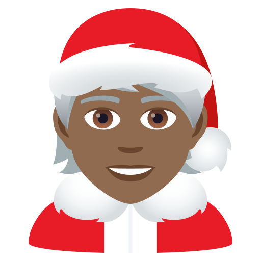 Mx Claus: Medium-Dark Skin Tone, the design in this release