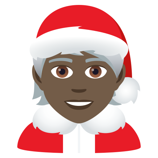 Mx Claus: Dark Skin Tone, the design in this release