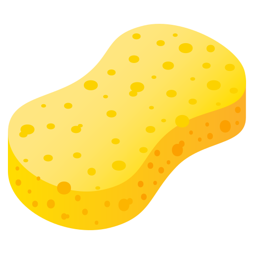 Schwamm as drawn by JoyPixels in 6.0