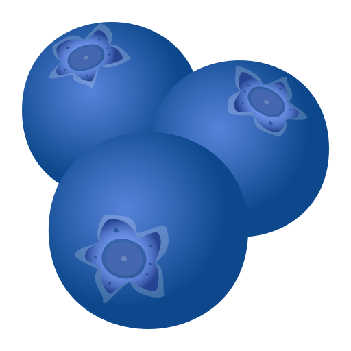 Blueberries, the design in this release