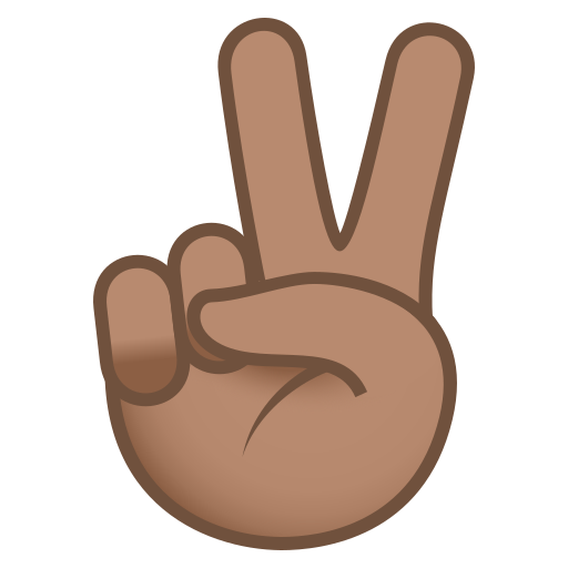 Victory Hand: Medium Skin Tone, the design in this release