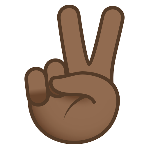 Victory Hand: Medium-Dark Skin Tone, the design in this release