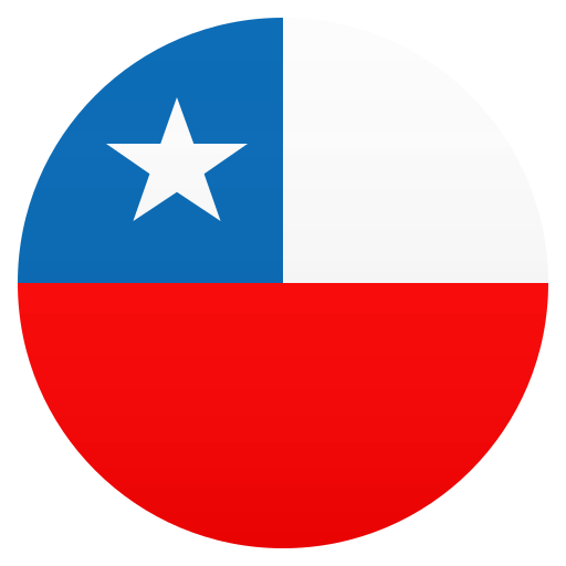 Flag: Chile as drawn by JoyPixels in 6.5