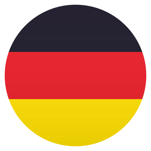 Flag: Germany as drawn by JoyPixels in 6.5