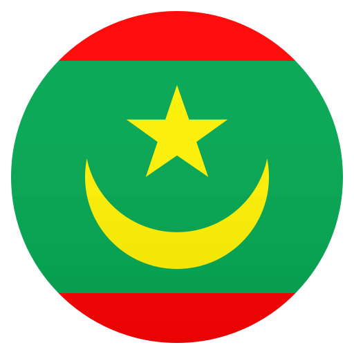 Flag: Mauritania as drawn by JoyPixels in 6.5