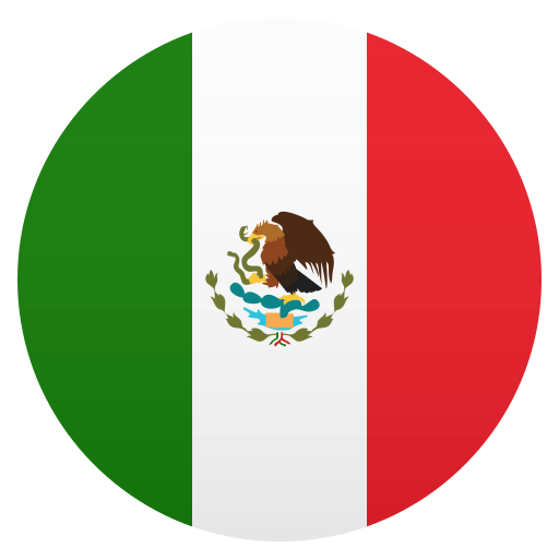 Flag: Mexico as drawn by JoyPixels in 6.5
