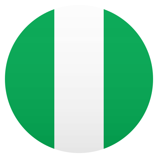 Flag: Nigeria as drawn by JoyPixels in 6.5