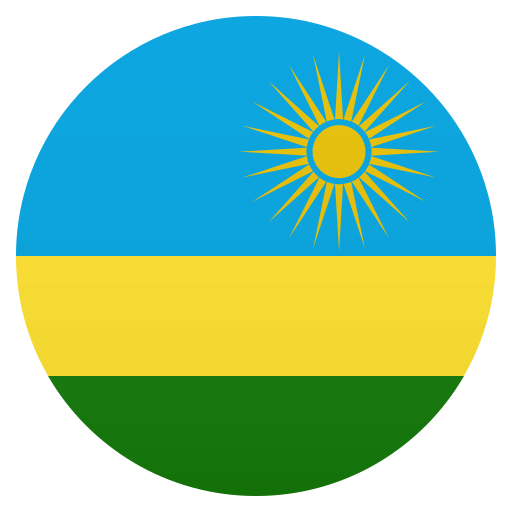 Drapeau : Rwanda as drawn by JoyPixels in 6.5