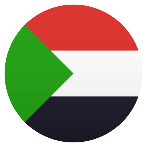 Flag: Sudan as drawn by JoyPixels in 6.5