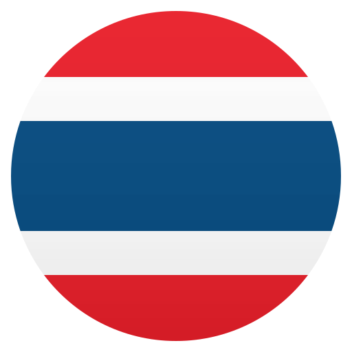 Bandeira: Tailândia as drawn by JoyPixels in 6.5