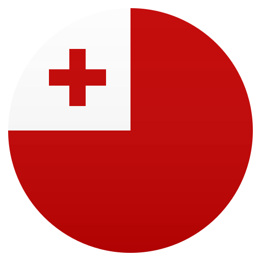 Drapeau : Tonga as drawn by JoyPixels in 6.5