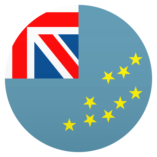 Flag: Tuvalu as drawn by JoyPixels in 6.5