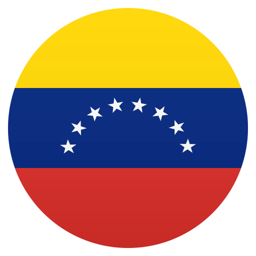 Flag: Venezuela as drawn by JoyPixels in 6.5