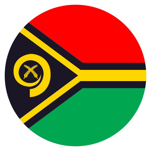 Flag: Vanuatu as drawn by JoyPixels in 6.5