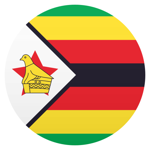 Flag: Zimbabwe as drawn by JoyPixels in 6.5