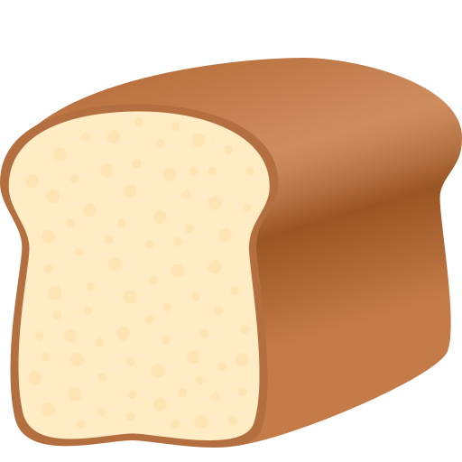 Pão as drawn by JoyPixels in 6.5