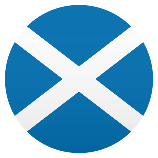 Flag: Scotland as drawn by JoyPixels in 6.5