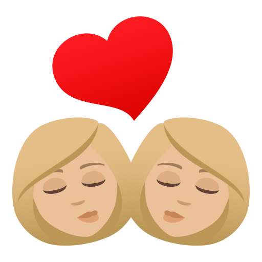 Kiss: Woman, Woman, Medium-Light Skin Tone, the design in this release