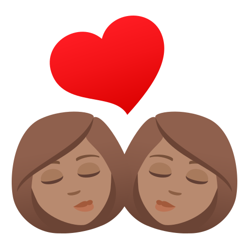 Kiss: Woman, Woman, Medium Skin Tone, the design in this release