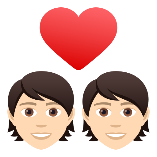 Couple with Heart: Light Skin Tone, the design in this release