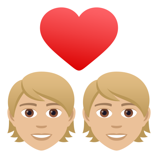 Couple with Heart: Medium-Light Skin Tone, the design in this release