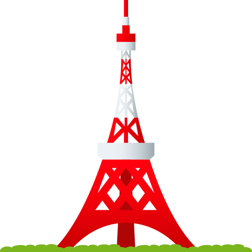 Torre De Tokio as drawn by JoyPixels in 6.5