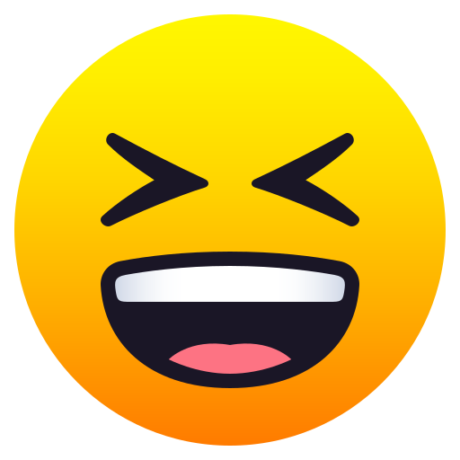 Grinning Squinting Face, the design in this release