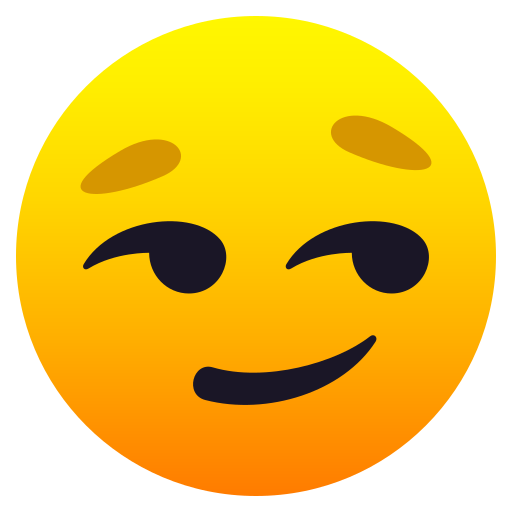 Smirking Face, the design in this release