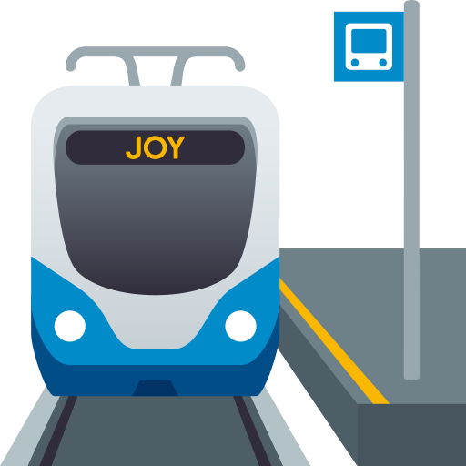 Station as drawn by JoyPixels in 6.5