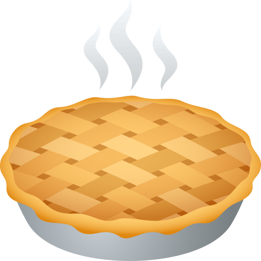 Pie as drawn by JoyPixels in 6.5