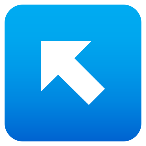 Up-Left Arrow as drawn by JoyPixels in 6.5