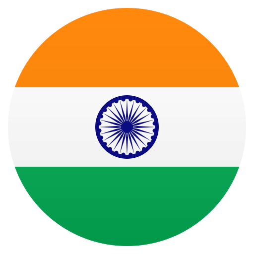 Bandiera: India as drawn by JoyPixels in 6.6