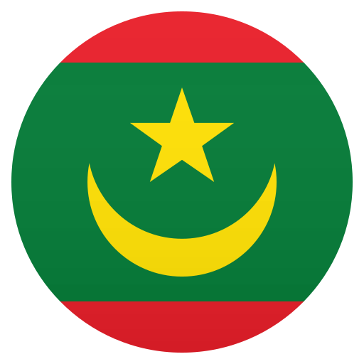 Flag: Mauritania as drawn by JoyPixels in 6.6