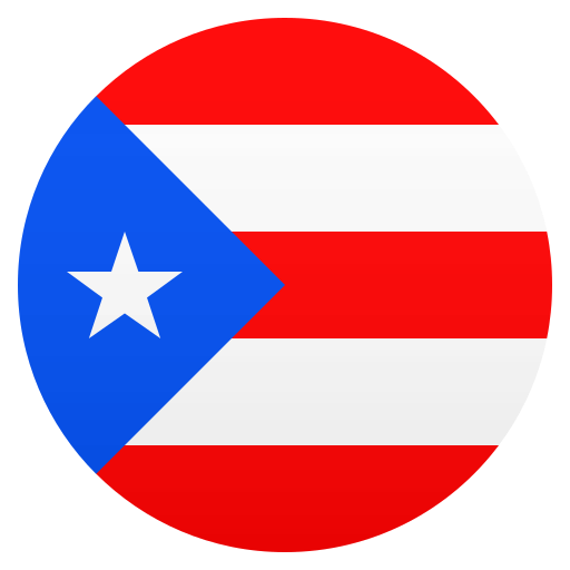 Flag: Puerto Rico as drawn by JoyPixels in 6.6