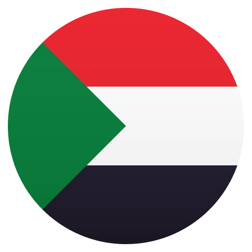 Flag: Sudan as drawn by JoyPixels in 6.6