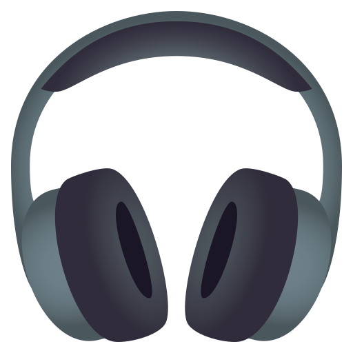 Headphone as drawn by JoyPixels in 6.6