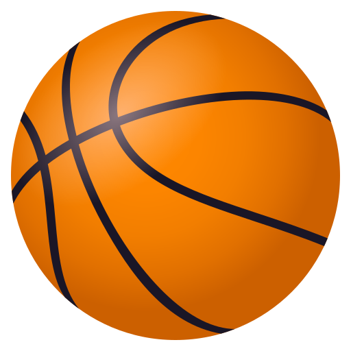 Basketball as drawn by JoyPixels in 6.6