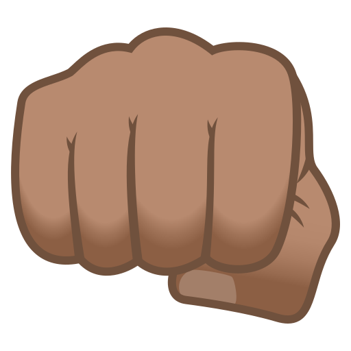 Oncoming Fist: Medium Skin Tone, the previous design