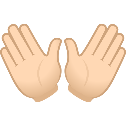 Open Hands: Light Skin Tone, the previous design