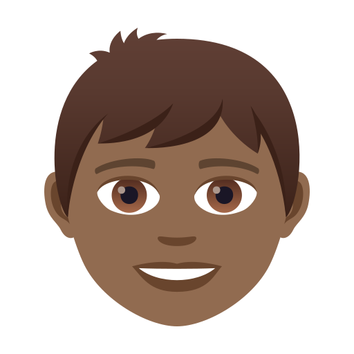 Boy: Medium-Dark Skin Tone, the previous design