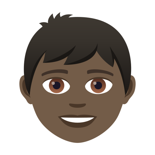 Boy: Dark Skin Tone, the previous design
