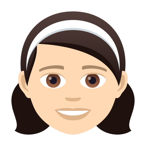 Girl: Light Skin Tone, the previous design
