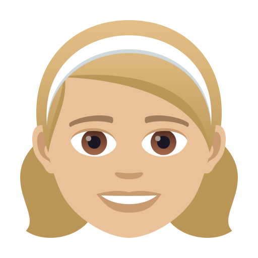 Girl: Medium-Light Skin Tone, the previous design