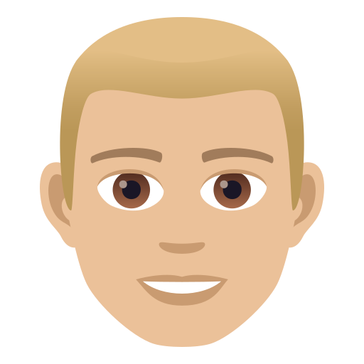 Man: Medium-Light Skin Tone, the previous design