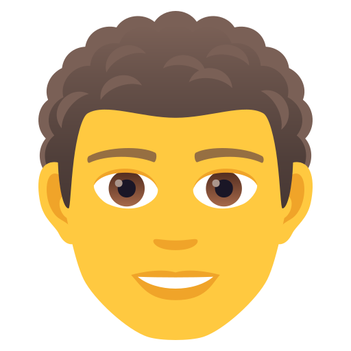 Man: Curly Hair, the previous design